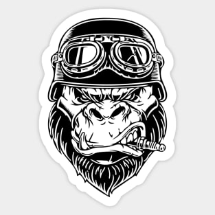 Mad Mechanic monkey Sticker